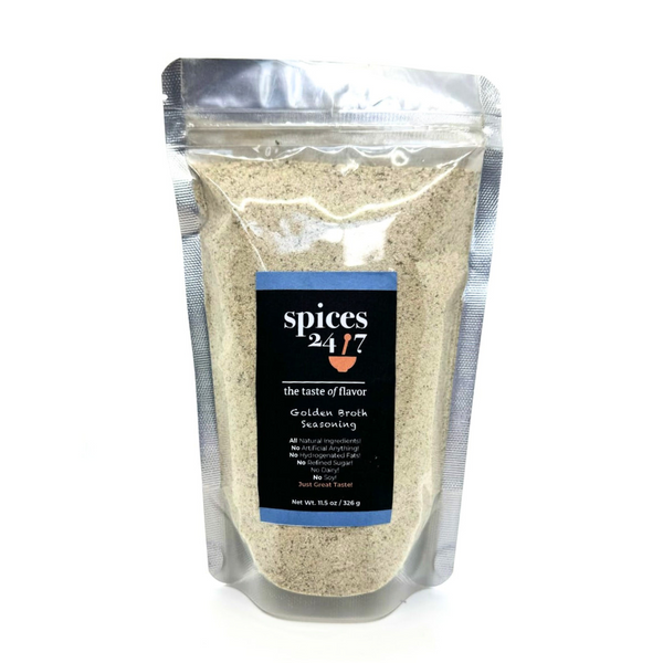 Golden Broth Seasoning (13.1 oz.) | The Vegetarian Express Golden Broth Seasoning (13.1 oz.) | The Vegetarian Express