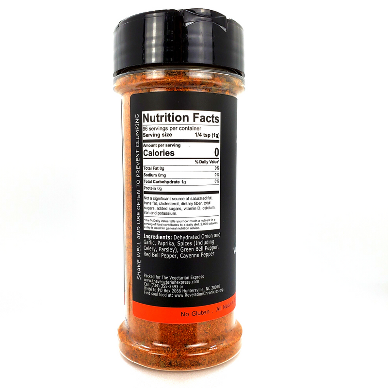 All Purpose Veggie Seasoning No Salt 3.4 oz. Kosher - CLEARANCE (Expired or about to expire)