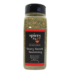 Saucy Ranch Seasoning 9.1 oz NOW IN A BIGGER BOTTLE AND KOSHER- PRE-ORDER!